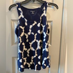 GH Bass navy & white tank top!